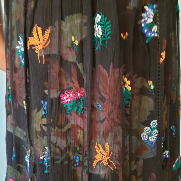 NWT Anthropologie Floreat two pieces Embroidered Dress. Size 8. - Picture 11 of 16